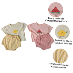 Infant Summer Fruit Bummies Sets