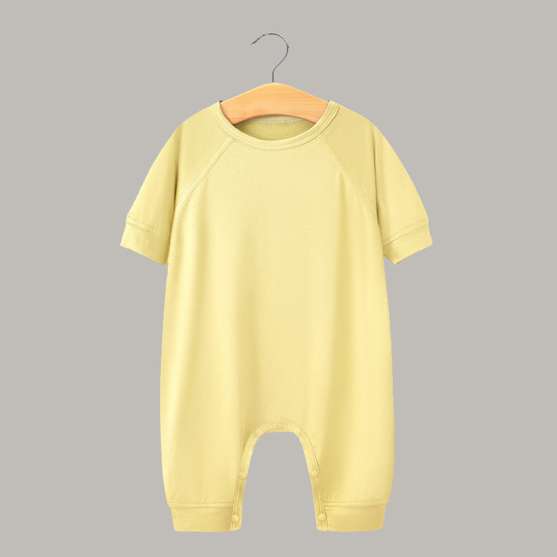 Modal Soft Breathable Baby Romper Jumpsuit Bodysuit