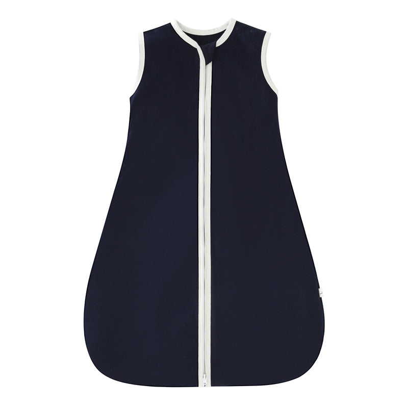 100% Cotton Baby Wearable Blanket Unisex Navy Sleepsack Swaddle 0.5 TOG