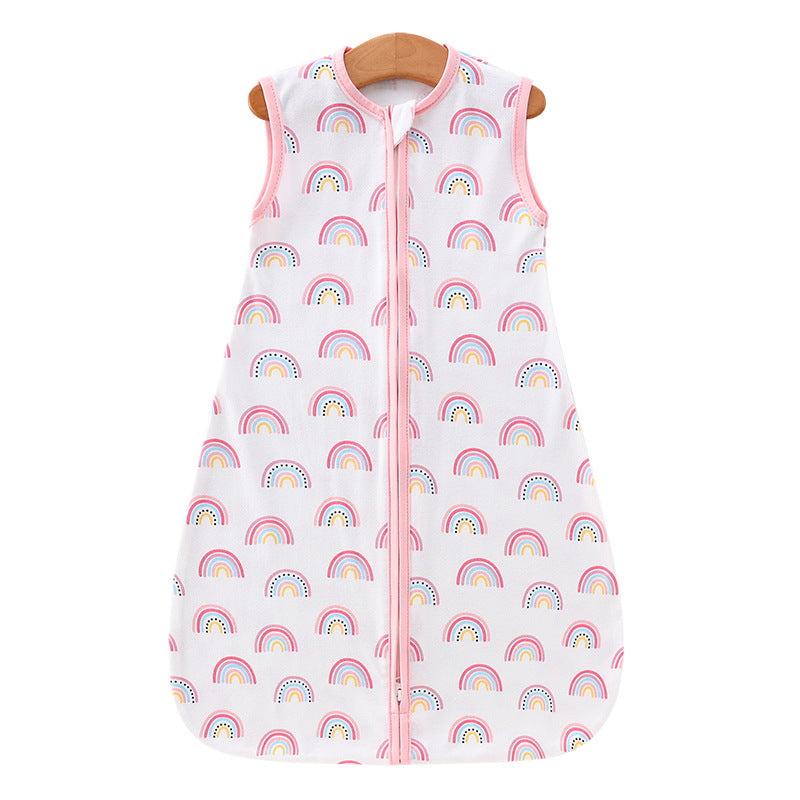 100% Cotton Baby Wearable Blanket Unisex Rainbow Sleepsack Swaddle 0.5 TOG
