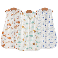 100% Cotton Baby Wearable Blanket Unisex Sleepsack Swaddle 0.5 TOG