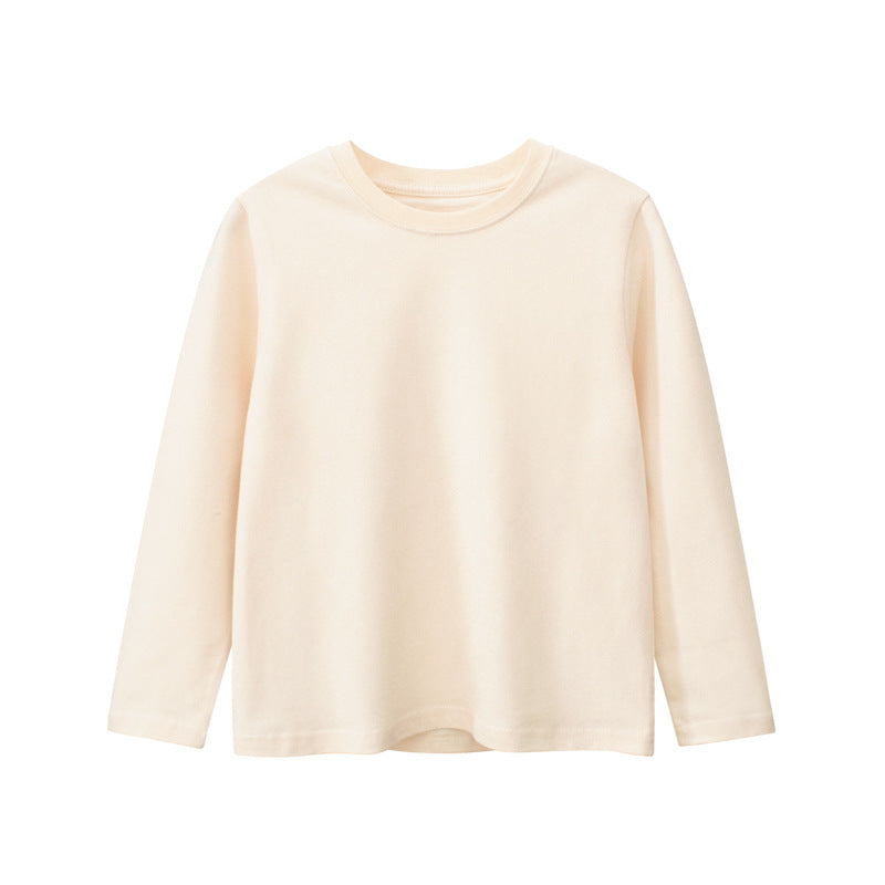 100% Cotton Tagless Crew Neck Super Soft Cotton Cream T Shirts