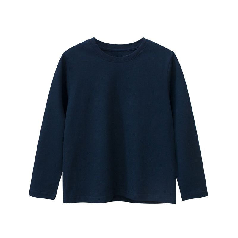 100% Cotton Tagless Crew Neck Super Soft Cotton Navy T Shirts