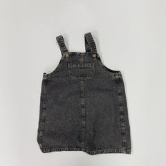 Holiday Dress For Girls Denim Suspender Skirt