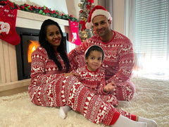 Christmas Matching Jammies for Adults and Kids Holiday Xmas Sleepwear Set