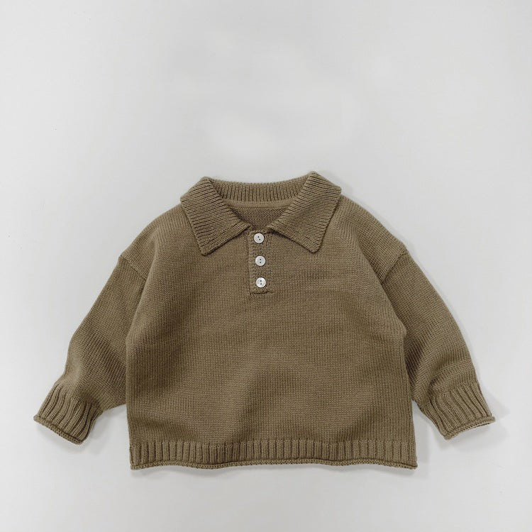 Cardigan en tricot pour enfants, pull fin de printemps