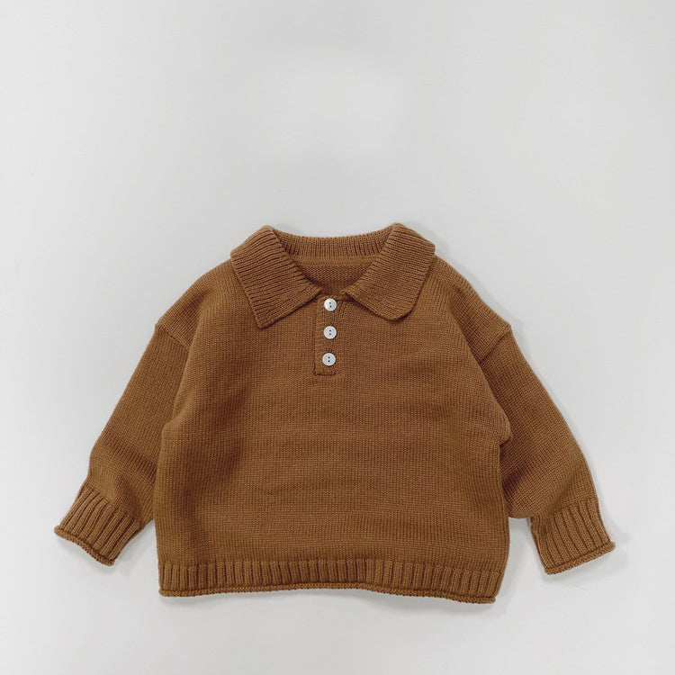 Cardigan en tricot pour enfants, pull fin de printemps