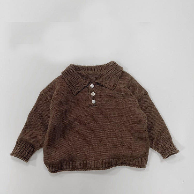 Cardigan en tricot pour enfants, pull fin de printemps