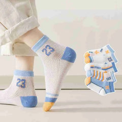 5 PCS Moisture Wicking Kids' Socks