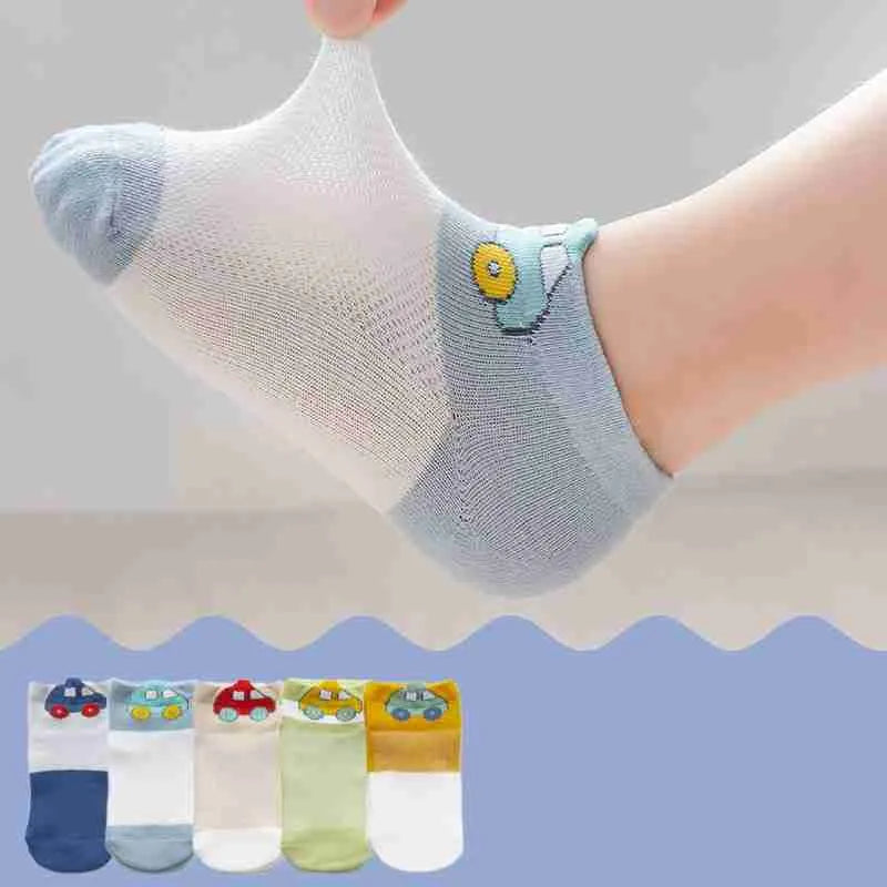 5 PCS Moisture Wicking Kids' Socks