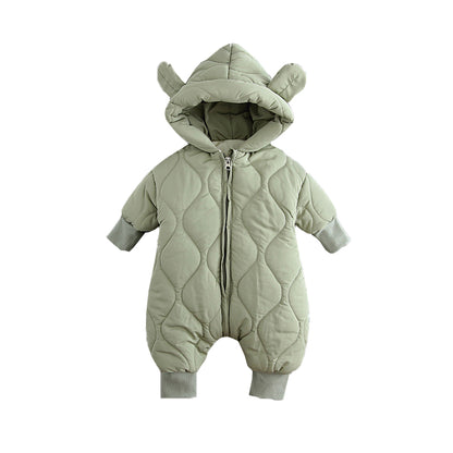 Baby Winter Snowsuit Coat Romper Outwear Hooded