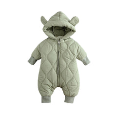 طفل الشتاء Snowsuit معطف رومبير أبلى مقنعين