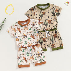 Retro Herdsman Western Boys Summer Suit