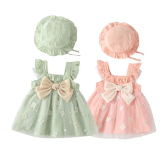 Baby Girl Tulle Princess Dress with Hat