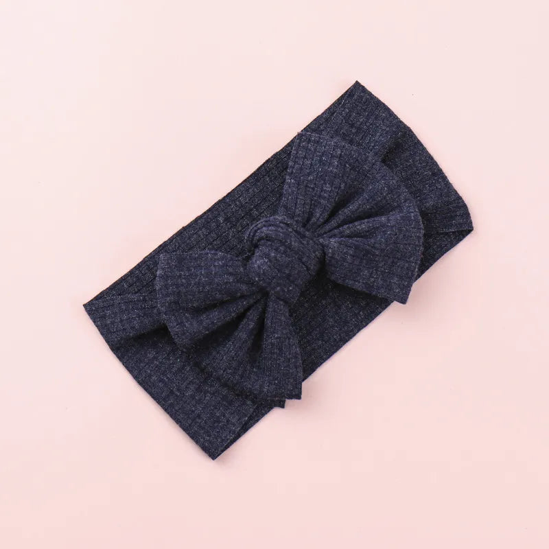 Baby Toddler Girls Pit Knitted Headbands Bows