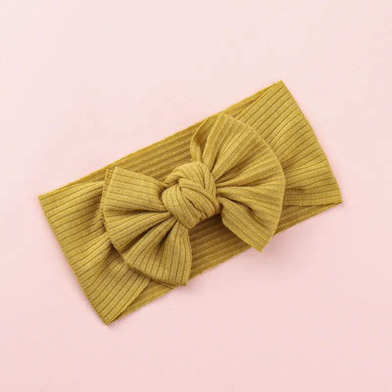 Baby Toddler Girls Pit Knitted Headbands Bows