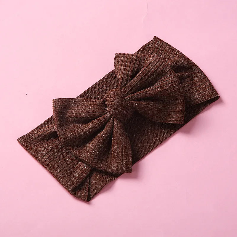 Baby Toddler Girls Pit Knitted Headbands Bows