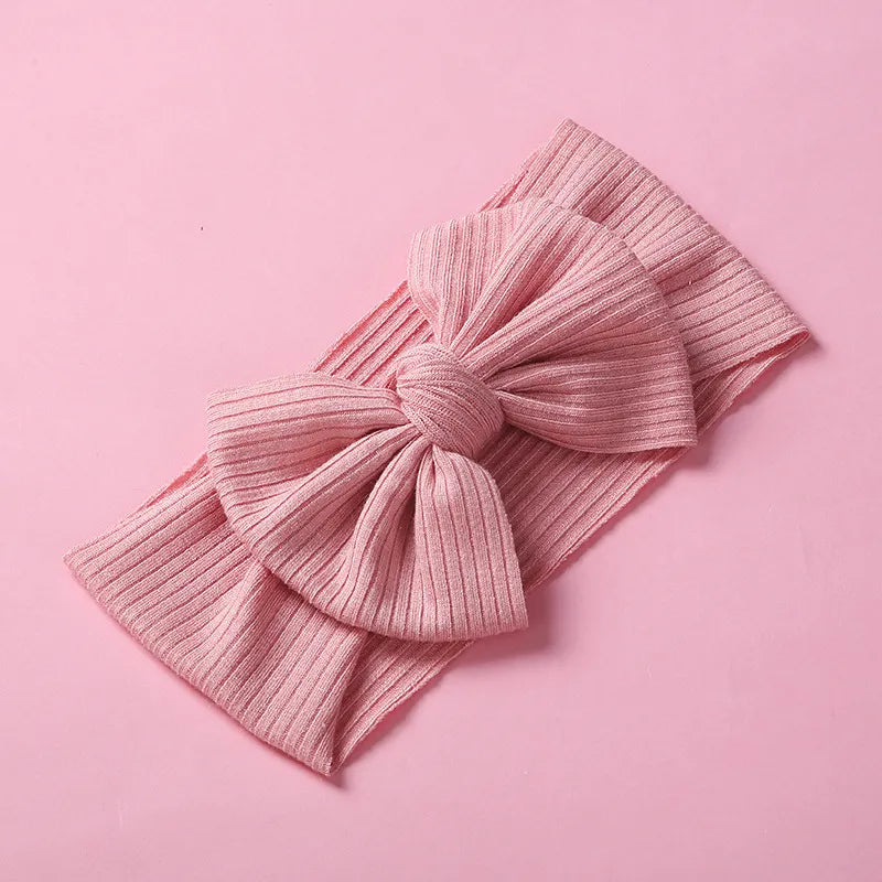 Baby Toddler Girls Pit Knitted Headbands Bows