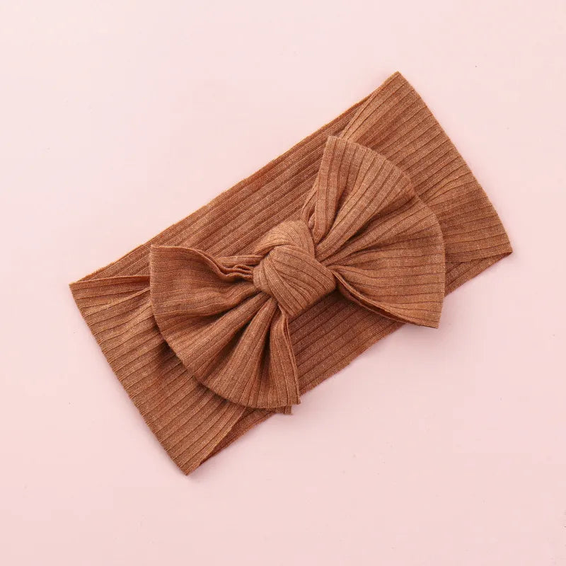 Baby Toddler Girls Pit Knitted Headbands Bows