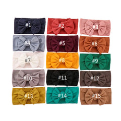 Baby Toddler Girls Pit Knitted Headbands Bows