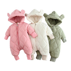 Baby Winter Snowsuit Coat Romper Outwear Hooded