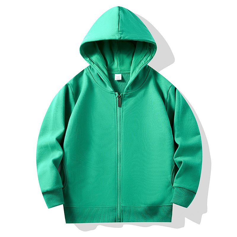 Baby Zip Up Hoodie, Unisex inflant Toddler Long Sleeve Light Green Sweatshirts Lightweight Jacket Hooded Coats Fall Winter Outfits