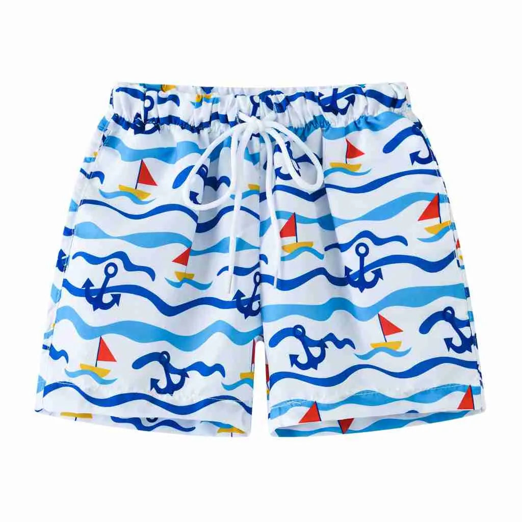 Boys Fashion Swimming Trunks Beach Shorts