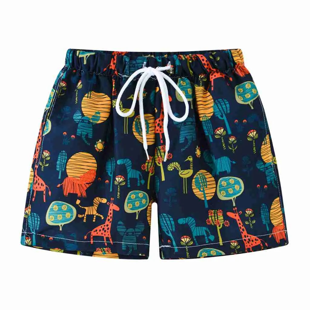 Boys Fashion Swimming Trunks Beach Shorts