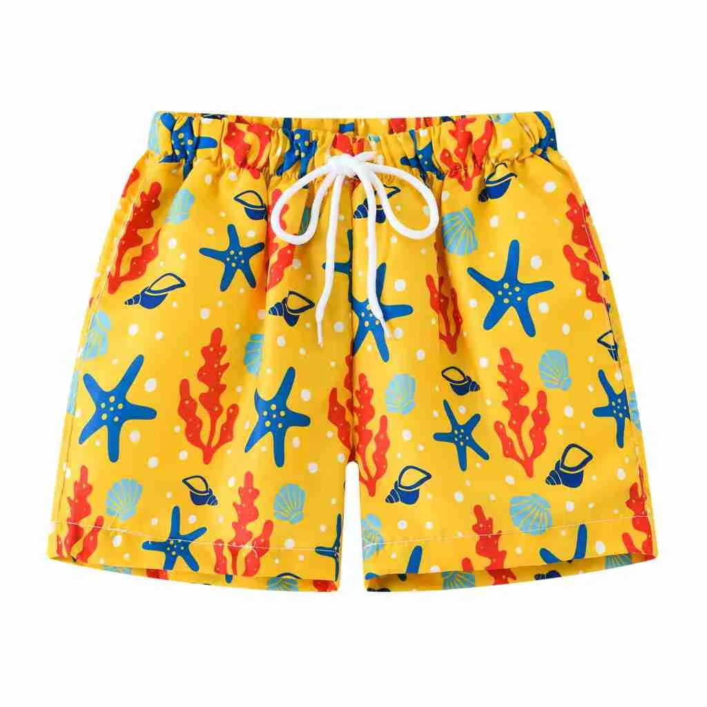 Boys Fashion Swimming Trunks Beach Shorts