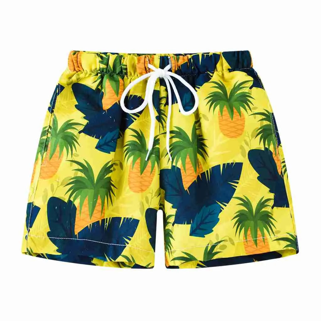 Boys Fashion Swimming Trunks Beach Shorts