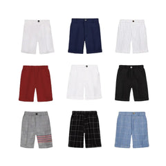 Boys Gentleman Suit Pants Casual Shorts Overalls