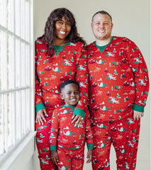 Family Christmas Pjs Matching Sets Baby Christmas Matching Jammies for Adults and Kids Holiday Xmas Sleepwear Sets