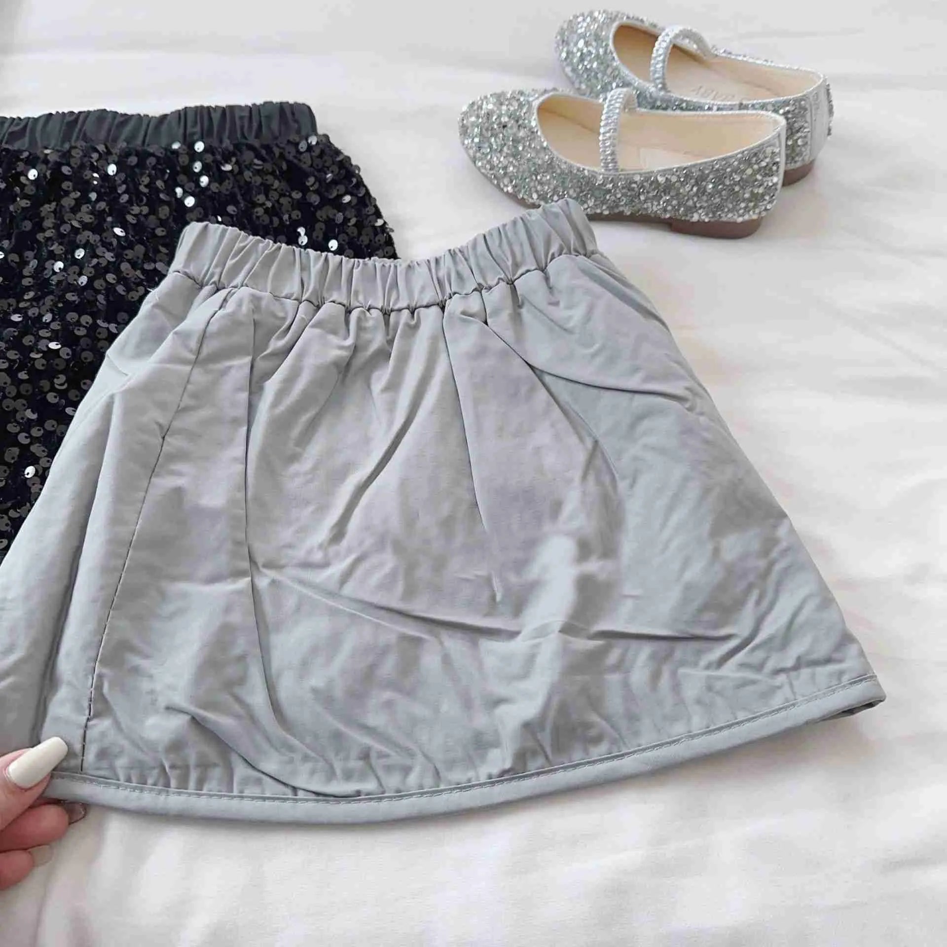 Fashion Girls Sequined Short Skirt Dress