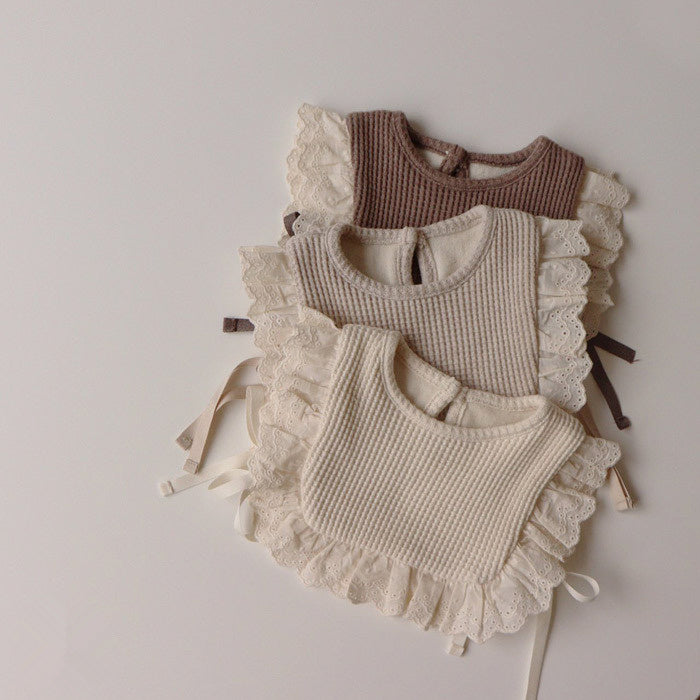 Baby Girl Sweet Hollow Lace Princess Outer Wear with Windproof Vest