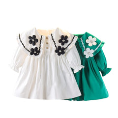 Girls Flowers Dress Little Girl Princess Dress