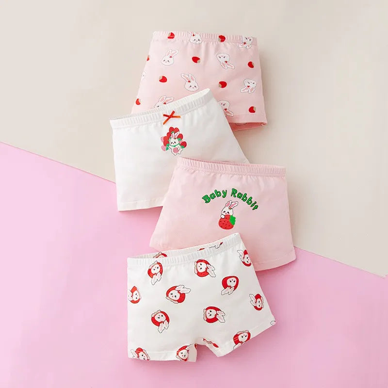 Girls Cartoon Cute Cotton Underwear