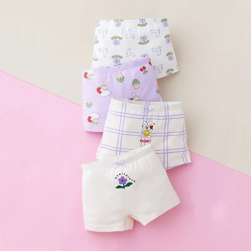 Girls Cartoon Cute Cotton Underwear