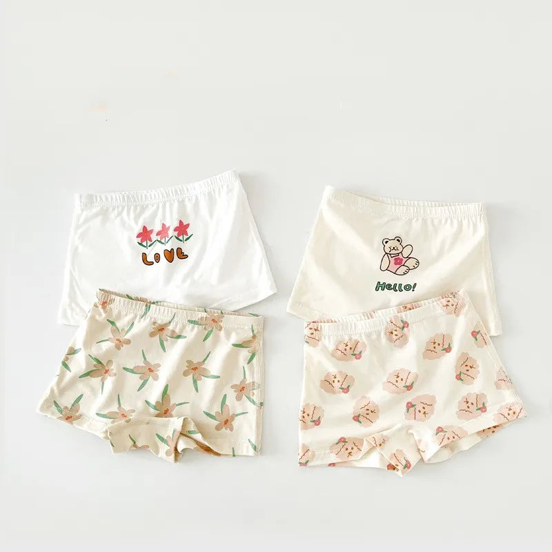 Girls Cartoon Cute Cotton Underwear