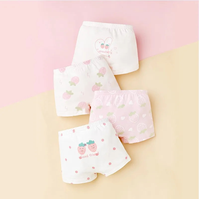 Girls Cartoon Cute Cotton Underwear