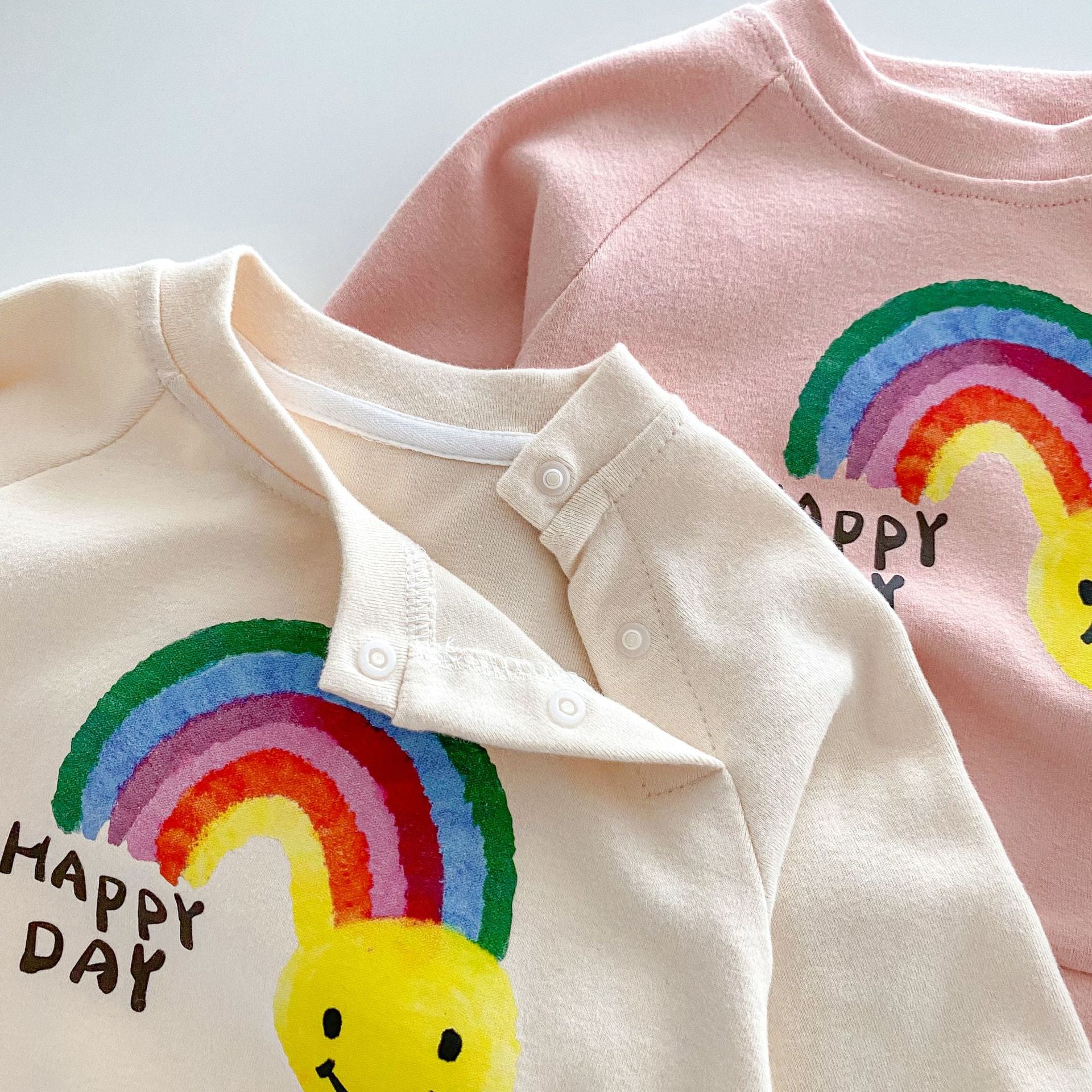 Happy Day Baby Girls Clothes Rainbow Outfits