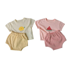 Infant Summer Fruit Bummies Sets