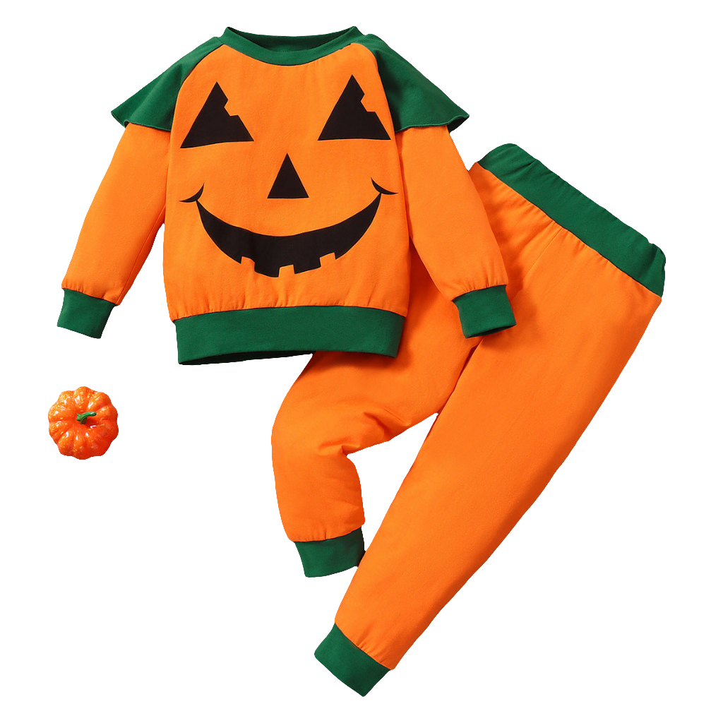 Infant Toddler Baby Boys Girls Halloween Pumpkin Costume