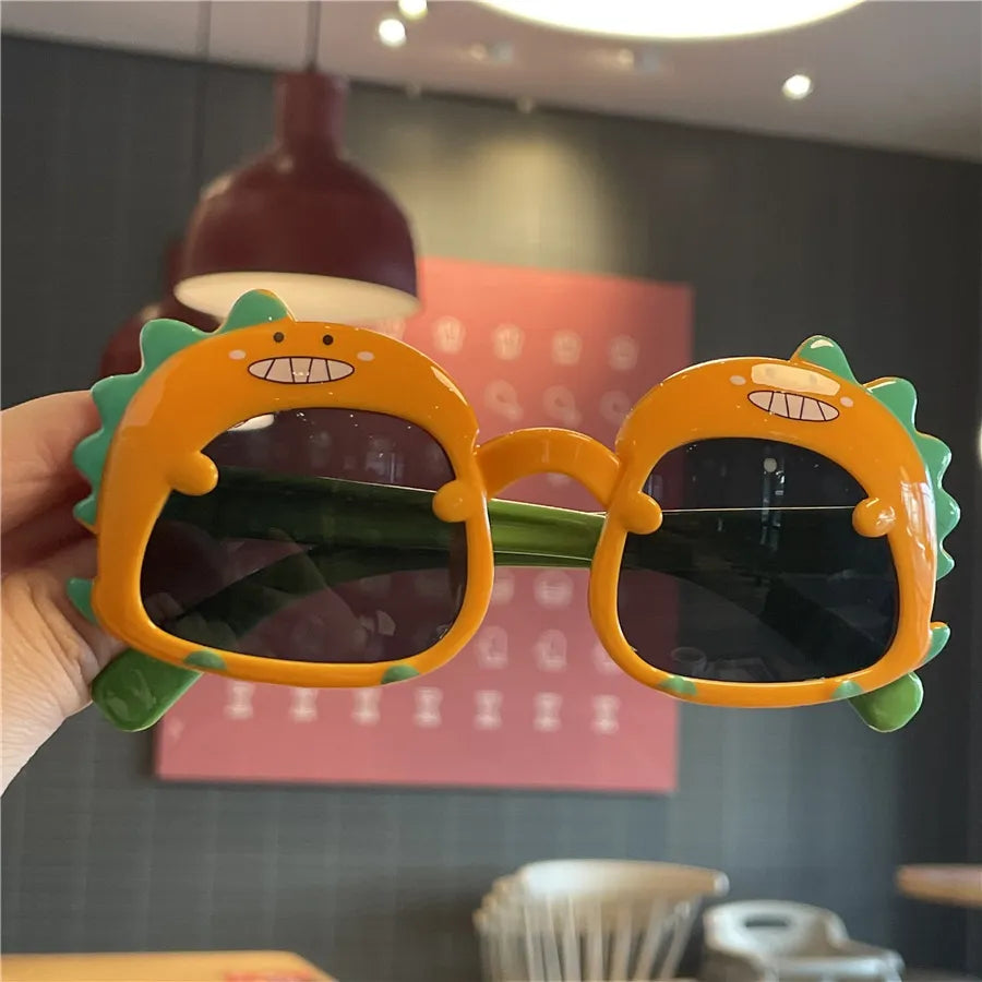 Kids Cute Cartoon Dinosaur Funny Glasses