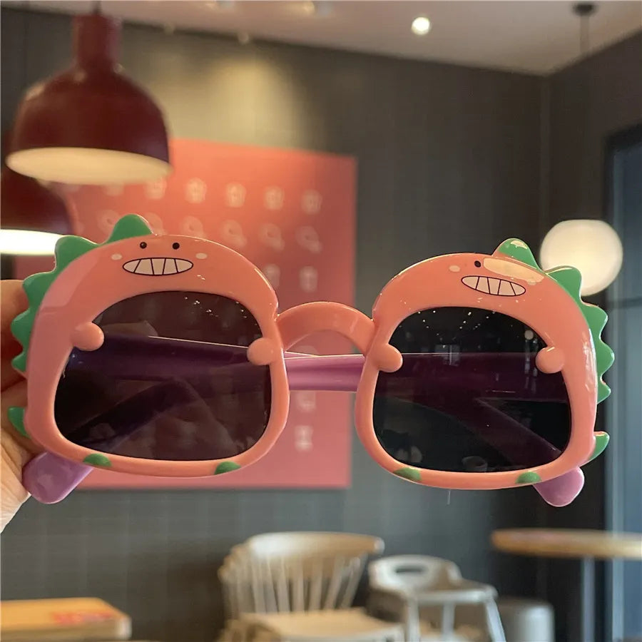 Kids Cute Cartoon Dinosaur Funny Glasses