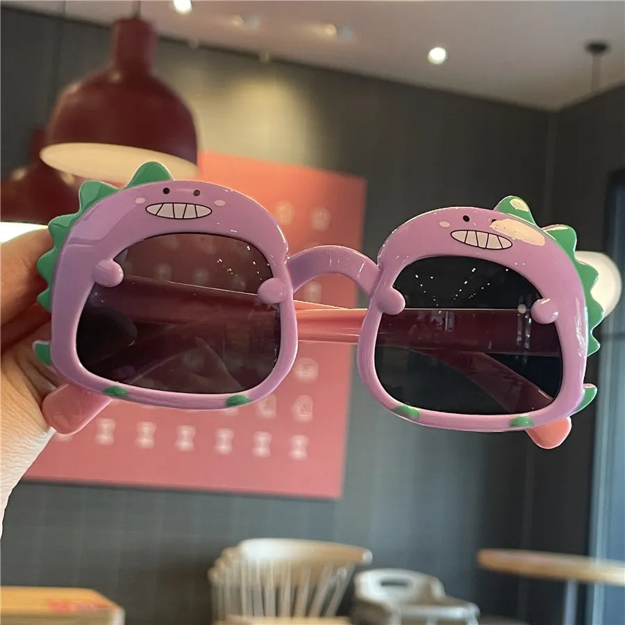 Kids Cute Cartoon Dinosaur Funny Glasses