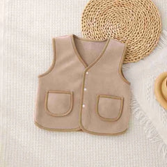 Kids Warm Fleece Cotton Children Spring Vest