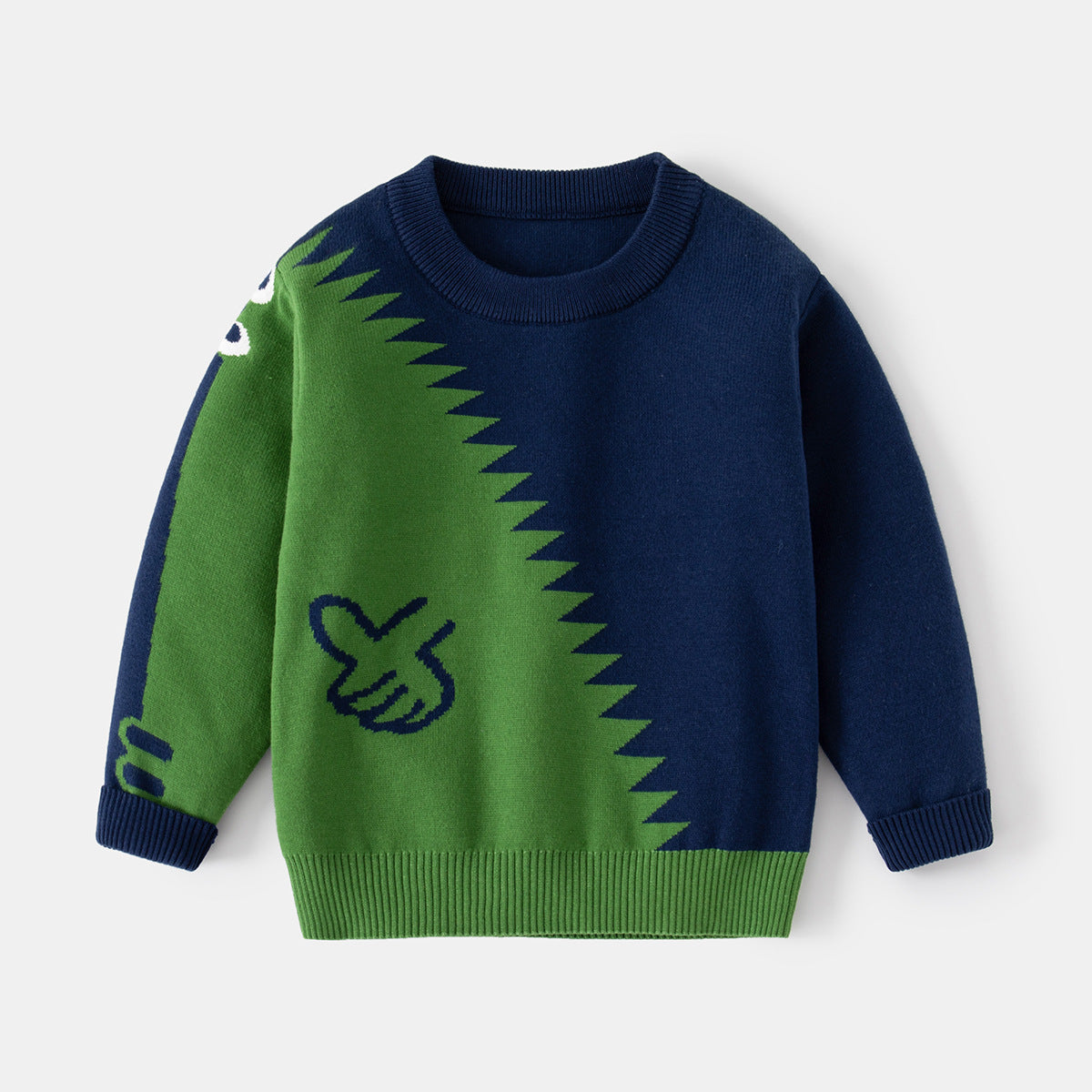 Kids Boys Child's Dinosaur Sweater Animal Crocodile Pullover