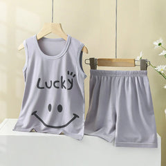 Lucky Smiley Boys and Girls Uniex Summer Outfit