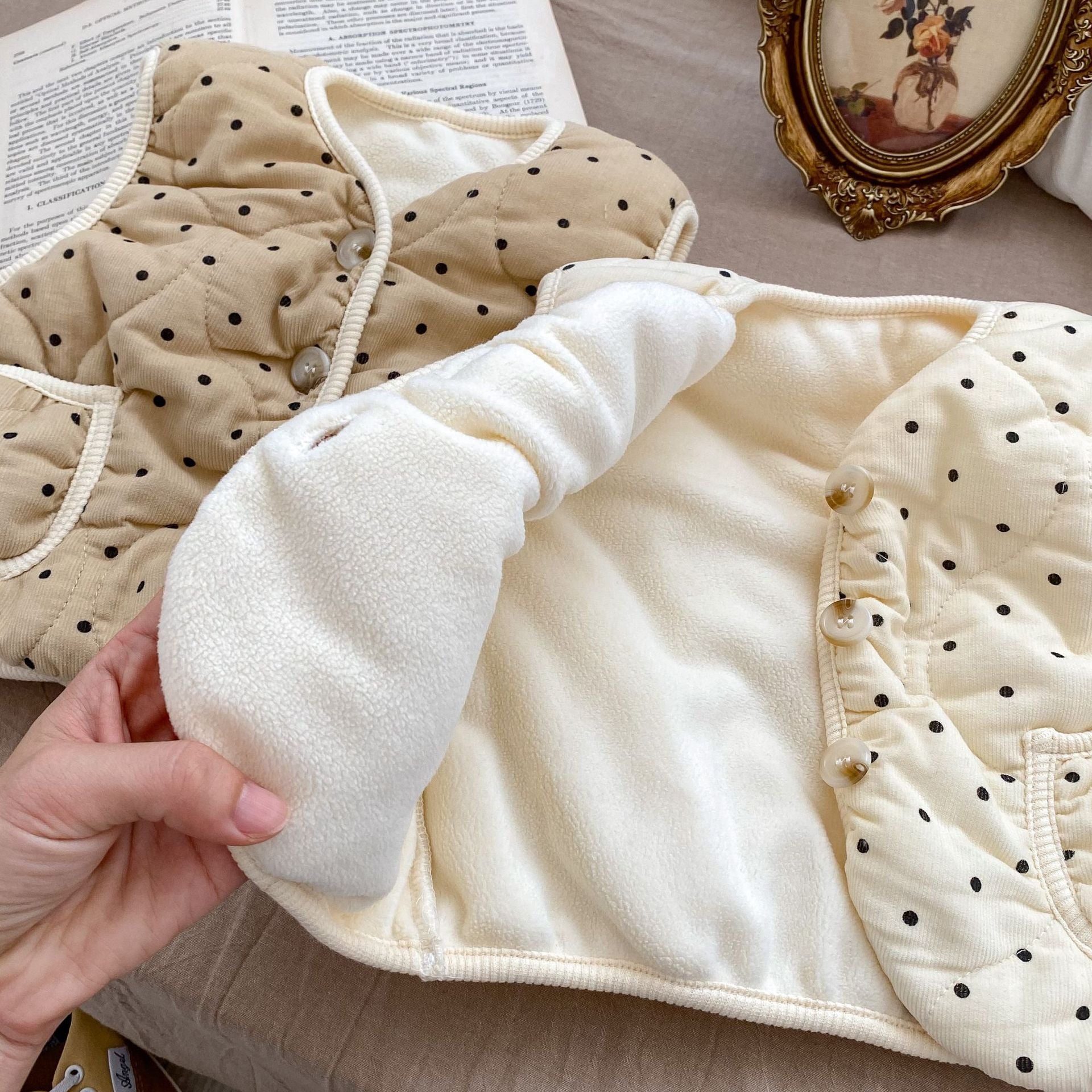 Pull tricoté brodé pour bébé fille, cardigan pour bébé