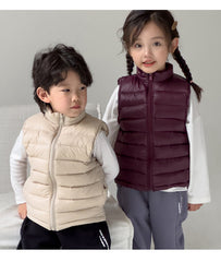 Kids and Toddlers' Lightweight Water-Resistant Packable Puffer Vest